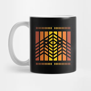 “Dimensional Space” - V.4 Orange - (Geometric Art) (Dimensions) - Doc Labs Mug